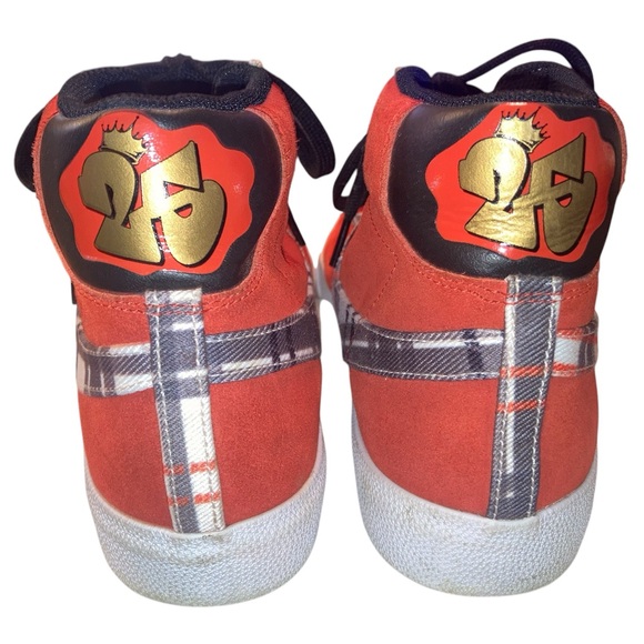Nike Blazer Mid Premium Ben Simmons Habanero Red Plaid Shoes Men’s Size 9.5 - Picture 8 of 9